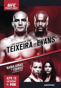 Descargar UFC Teixeira vs Evans Main Card & Prelims