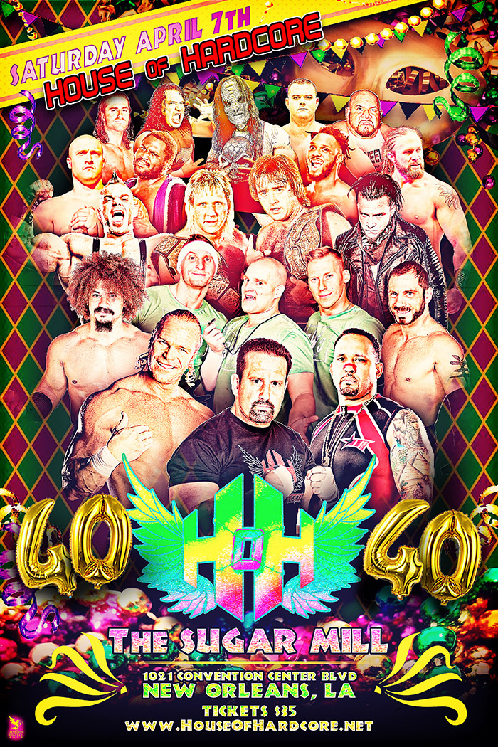 Descargar House of Hardcore 40 Wrestling en Ingles