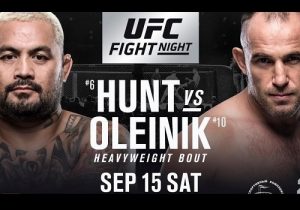 Descargar UFC Fight Night Hunt vs Oleinik Main Card en Español Latino